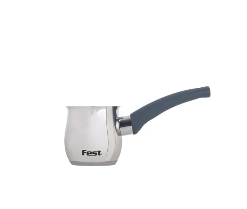 Ανοξείδωτο μπρίκι Fest 18/10 induction 300ml με μαύρη εργονομική λαβή