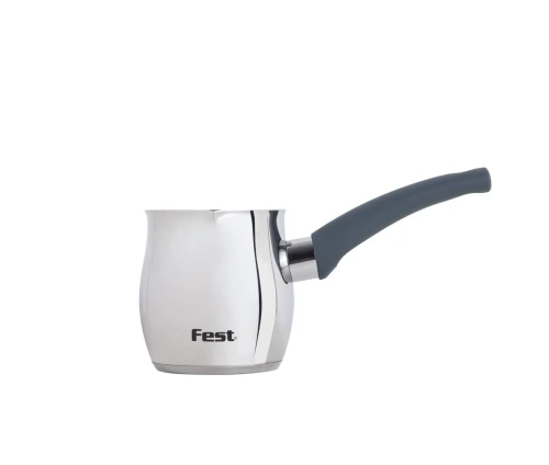 Ανοξείδωτο μπρίκι Fest 18/10 induction 500ml με μαύρη εργονομική λαβή