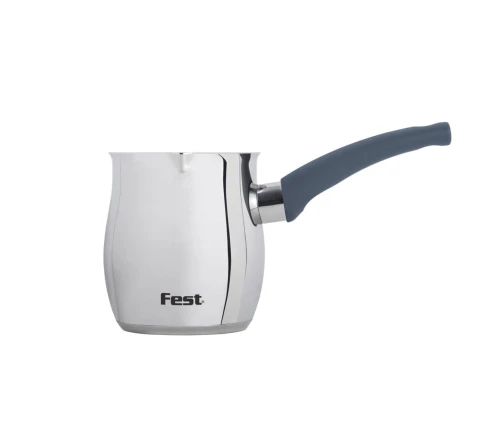 Ανοξείδωτο μπρίκι Fest 18/10 induction 800ml με μαύρη εργονομική λαβή