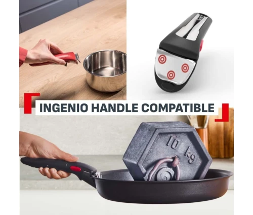 Ασφαλής αποσπώμενη λαβή Tefal Ingenio με αντοχή βάρους έως 10 κιλά
