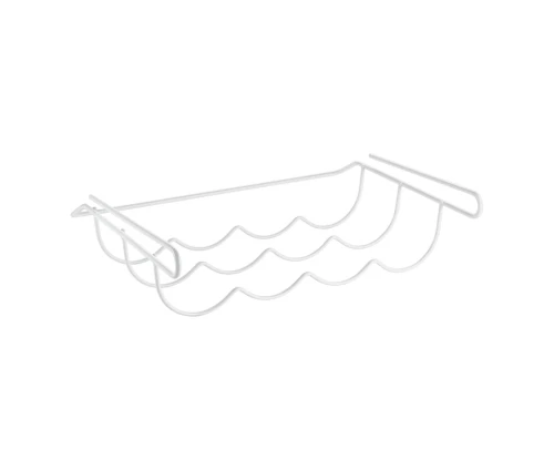 Λευκή θήκη μπουκαλιών ψυγείου Metaltex Cool-Bottle 4 θέσεων 41x33x12 εκ.