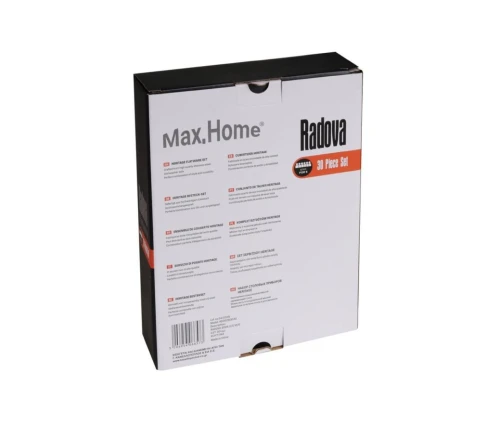 Συσκευασία σετ μαχαιροπίρουνων Radova Max.Home 3028 30 τεμαχίων
