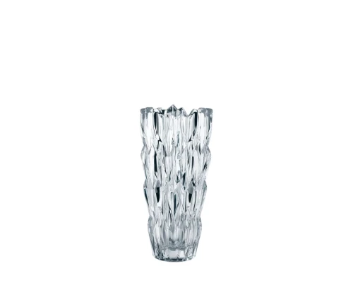 Εντυπωσιακό κρυστάλλινο βάζο Nachtmann Quartz 26cm σε καθαρό λευκό φόντο.